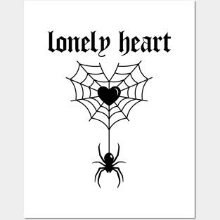 Lonely heart into web Posters and Art